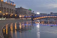 Смоленская набережная. Москва, Россия. 2015 год.