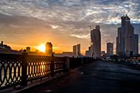 Краснопресненская набережная. Москва, Россия. 2015