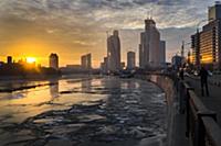 Краснопресненская набережная. Москва, Россия. 2015