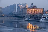 Смоленская набережная. Москва, Россия. 2015 год.