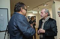 Станислав Садальский и Сергей Сенин. Открытие выст