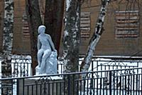 Посёлок Вознесенье. Ленинградская область, Россия.