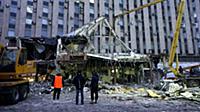 Снос ТЦ «Пирамида». Пушкинская площадь, Москва, Ро
