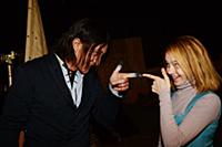 Юрий Чурсин, Таисия Калинина. Съемки фильма «Красн