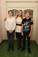 Анна Тихонова с детьми Вячеславом и Георгием. Откр