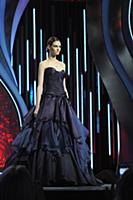 Модель на подиуме. Показ коллекции «haute couture»
