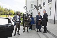 Максим Лагашкин, Владимир Сычев. Съемки сериала «Б
