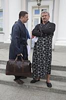 Максим Лагашкин, Владимир Сычев. Съемки сериала «Б