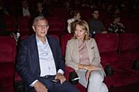 Владимир Евтушенков с супругой. Премьера фильма «С