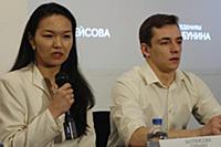 Гульназ Балпеисова, Евгений Шишкин. Пресс-конферен