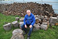 Российский актер Александр Мохов. Дачная съемка.