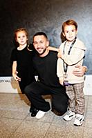 Сергей Приказчиков с дочерью Верой и племянником Д