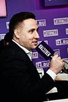 Олег Барышев. Пресс-конференция группы «Парк Горьк