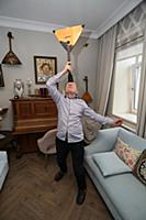 Cоветский и российский актер Юрий Чернов. Домашняя