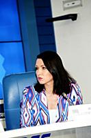 Ирина Александрова. Пресс-конференция, посвященная