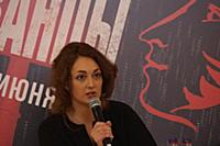 Мария Рейзен. Пресс-конференция, посвященная фильм
